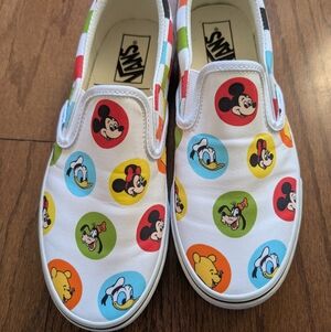 VansxDisney Disney 50th Anniversary Slip-On Sneakers - Women's US 7.5